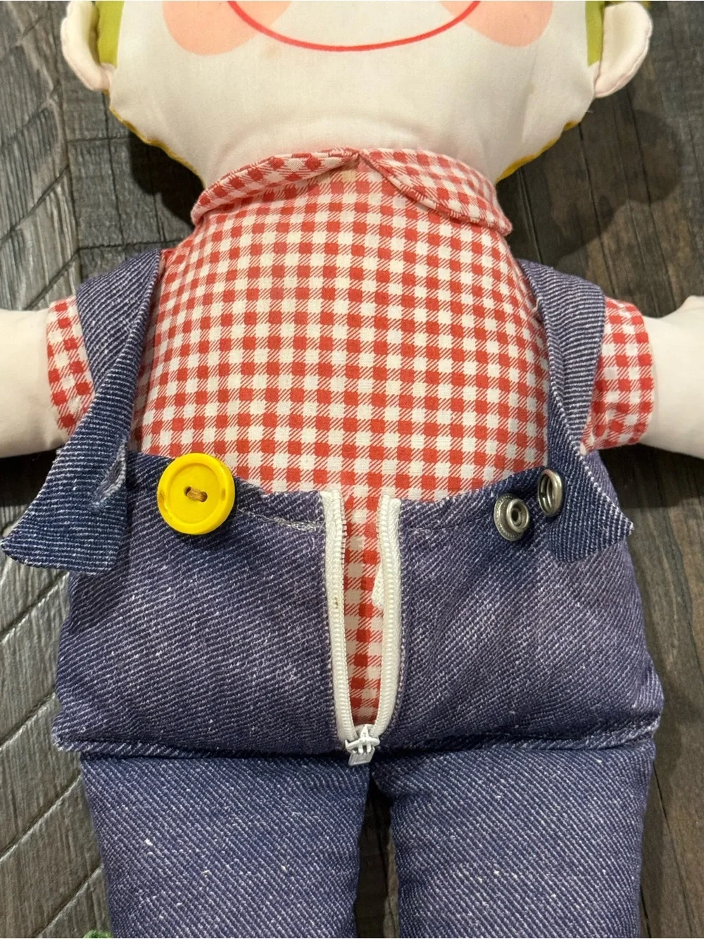 Vtg 1976 Playskool Dapper Dan Learning Doll Learn to Dress Milton Bradley Toy